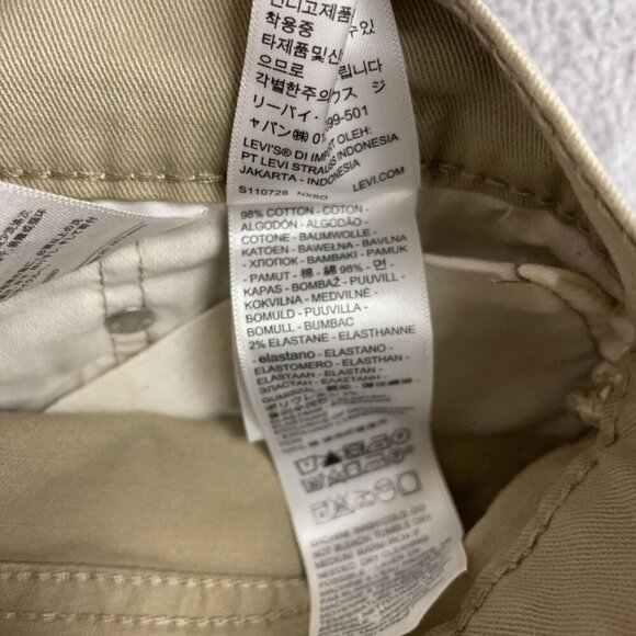 NEW Levis 514 Men's 34x32 Straight Stretch Chino Pants - Picture 7 of 9